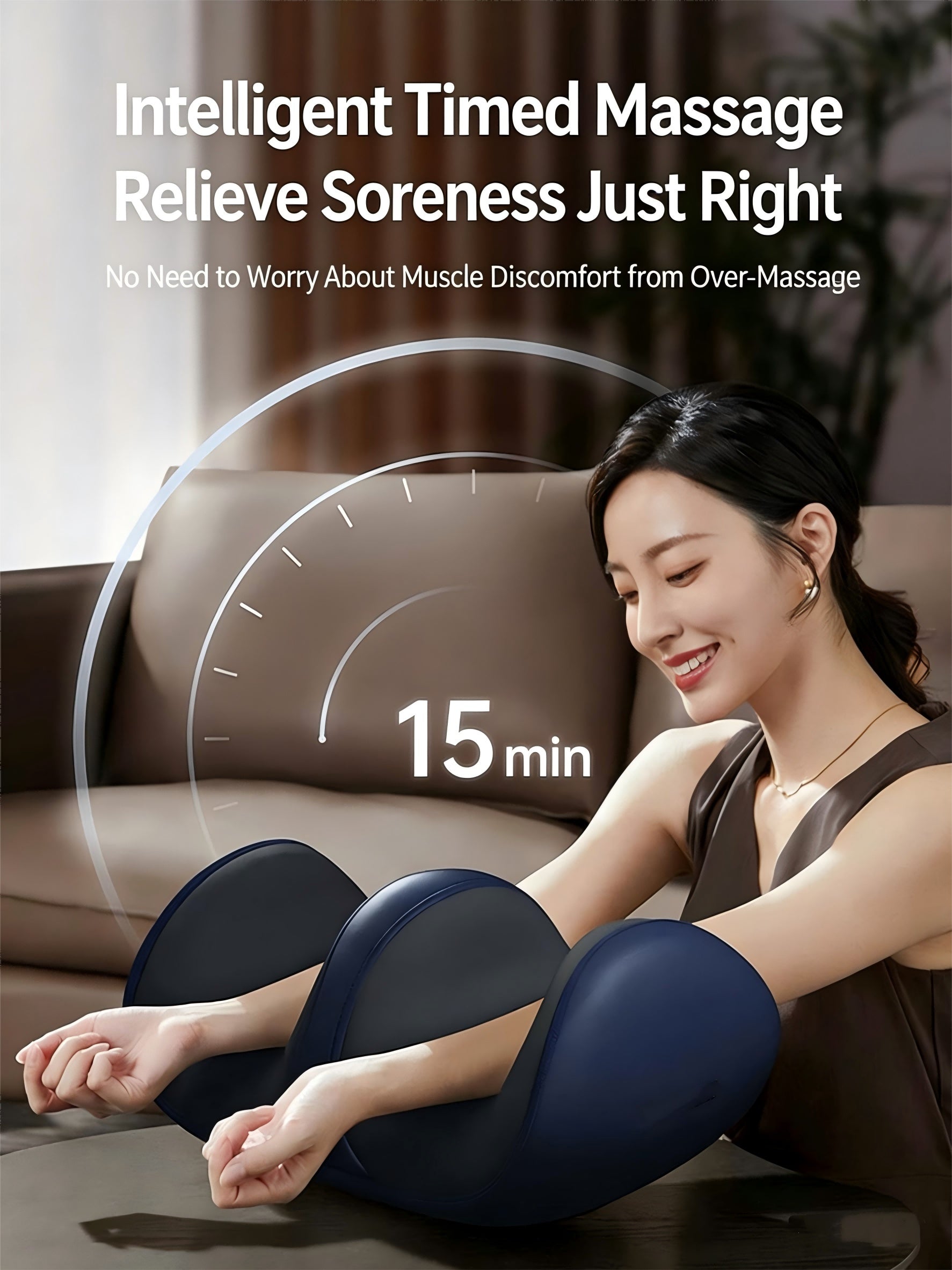 Electric Foot Massager, Leg Massager With Heat, Shiatsu Foot Massage & Calf Roll