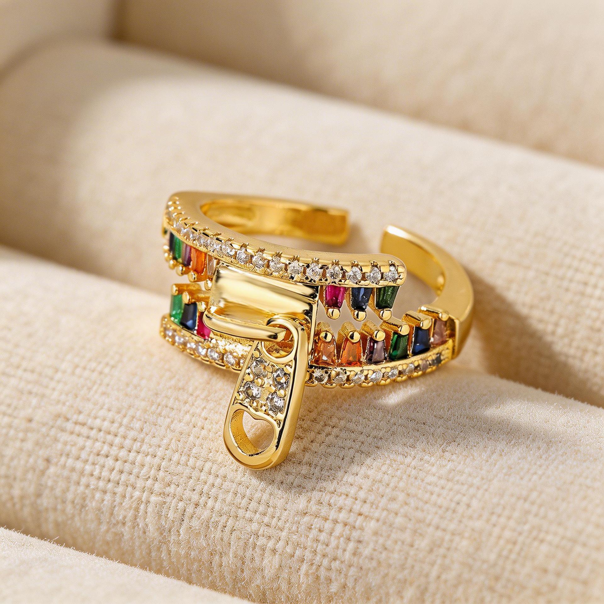 Niche High-end Fashion Zircon Ring
